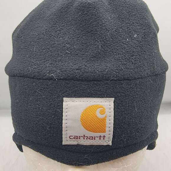 Carhartt Fleece 2 In 1 Beanie Hat Cap Winter Warm Casual Outdoors Camping - Picture 5 of 9